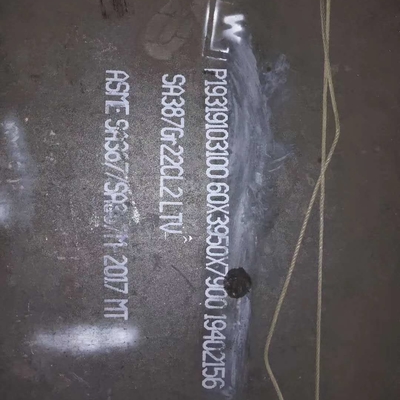 SA387 Gr.11 CL.2 LTV N+T Placa de acero ASME SA387 Placa de caldera laminada en caliente ASME SA387