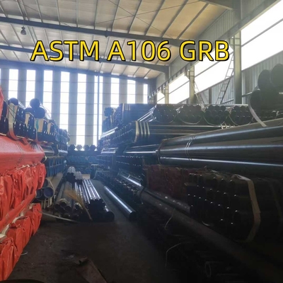 Tubo sin costura en 24 "Sch-Std PE en ASTM A106 Gr B Tubo de acero SMLS de carbono para servicio de alta temperatura