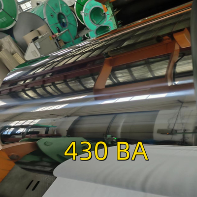 430 0,38 1000 2000 8K y BA Hoja de acero inoxidable SUS430 1.4016 Hoja de metal