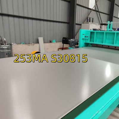 Asm A240 DIN / EN 1.4835 253MA UNS S30815 Placa de acero inoxidable laminada en caliente 8.0*1500*6000mm