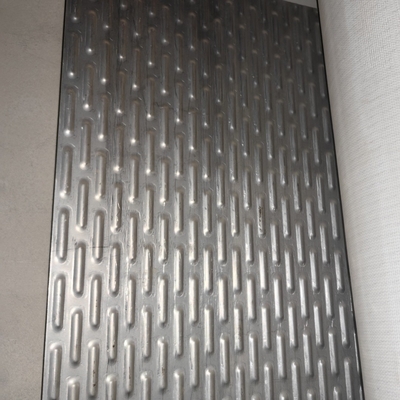 Estampado arroz de millo de forma de grano decorativo 304 201 de acero inoxidable 0,6 * 1220 * 2440mm para equipos de alimentos