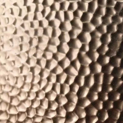 SUS304 Hoja de espejo con efecto de onda 201 304 Panel de panal de panal de miel de acero inoxidable 0.5*1220*3000mm