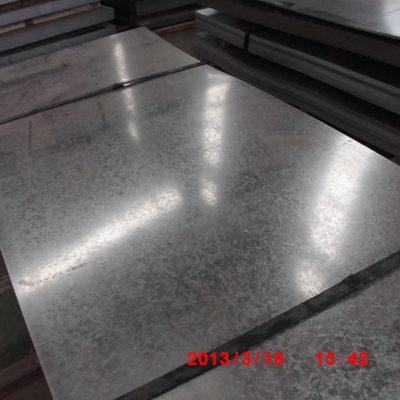 Placa de acero al carbono Galvanizado Superficie A36 A36M Q235B Placa de acero galvanizado por inmersión en caliente 6mm 8mm
