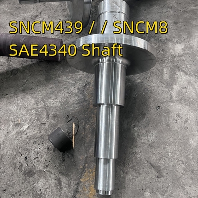 SNCM439 / SNCM8 Eje de acero forjado Superficie brillante AISI 4340 Acero 36CrNiMo4 Cabeza de pozo DSA Adaptador de doble tacho