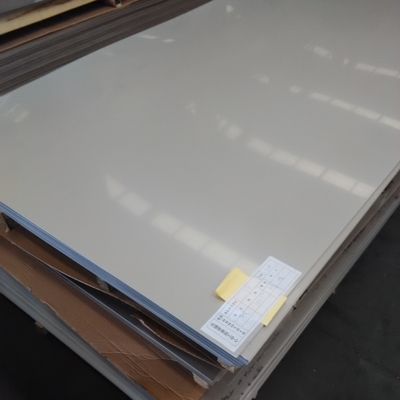 Hoja de acero inoxidable ASTM AISI 316L 1.5*2000*6000mm Matt acabado con película de PVC