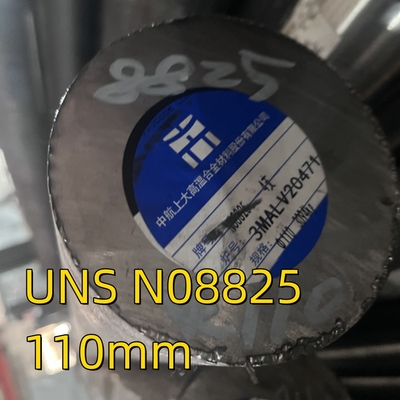 UNS N08825 Barras redondas de acero inoxidable aleación de níquel 825 Incoloy de varilla brillante 825 Propiedades del material