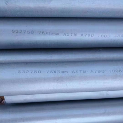 ASME SA789 Tubo sin costura de acero inoxidable UNS S32750 S25073 DIN 1.4410 Dúplex