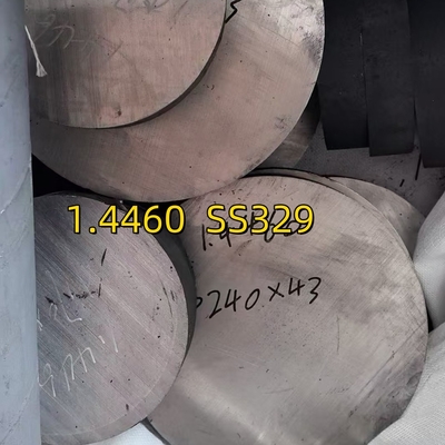 AISI 329 1.446 / S32900 Barra redonda de acero inoxidable Dureza 275 – 325 HB Mecanizado basto a DE 108