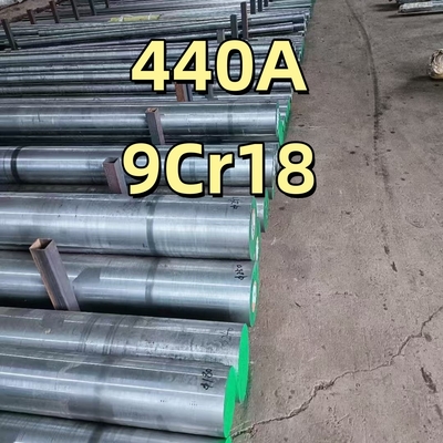 Barras redondas de acero inoxidable laminadas y forjadas en caliente 95Cr18 SUS440A Varilla sólida 100-300 mm