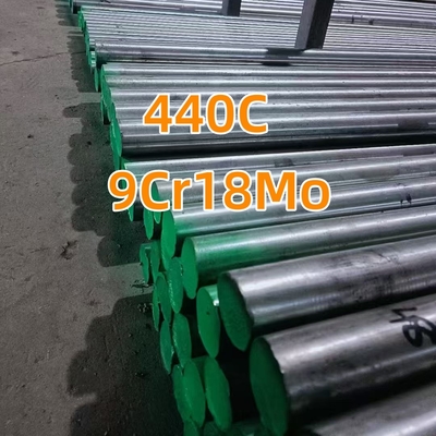 Barras redondas de acero inoxidable laminadas y forjadas en caliente 95Cr18 SUS440A Varilla sólida 100-300 mm