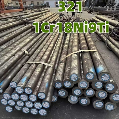 Barra redonda de acero inoxidable ASTM A276 SS 321 de 110 mm OD resistente al calor