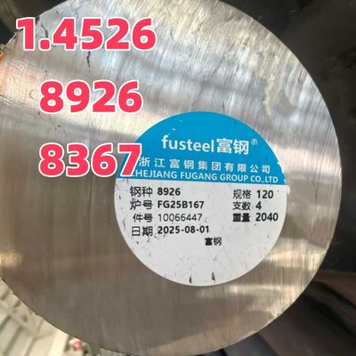 926 soldadura Rod de la barra redonda UNS N08926 del acero inoxidable DIN1.4529