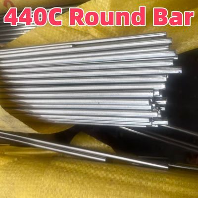 Material de acero DIN 1.4125 (X105CrMo17 / AISI 440C) Barra redonda de acero inoxidable