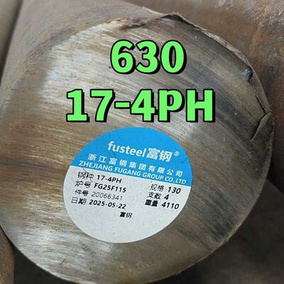 EN 1.4548 AISI630 17-4 PH SUS630 Varilla redonda de acero inoxidable Condición H1150 Duredad 28HRC (mínimo)