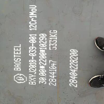 3.0-60mm Aisi Standard GB/T 3077 Placa de Acero Aleado Laminada en Caliente Grado 12cr1mov