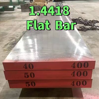 1.4418 QT900 Barras planas de acero inoxidable 230x85 DIN EN 10088-3 con pruebas ultrasónicas