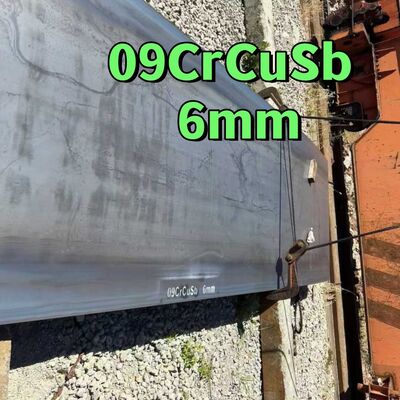 Corrosión laminada en caliente del punto de rocío del ácido sulfúrico de la placa de acero de Corten del ND del grado 09CrCuSb de la placa EN10025-2