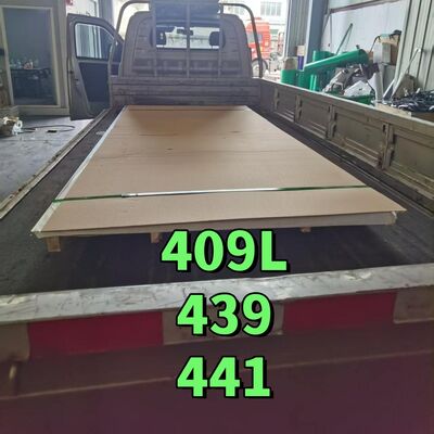 Cold Rolled 441 1.4509 ASTM A240  Stainless Steel Sheet 0.5-3.0mm 2B Finish  For Automotive Exhaust
