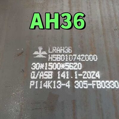 DH36 Placa de acero de construcción naval con resistencia al rendimiento de 355MPa y placa de acero estructural de casco probada por impacto