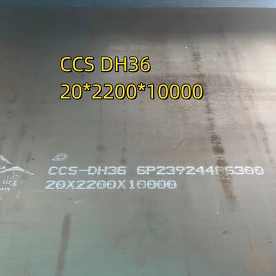 DH36 Placa de acero de construcción naval con resistencia al rendimiento de 355MPa y placa de acero estructural de casco probada por impacto