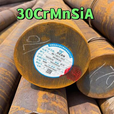 Barra redonda de acero aleado 30CrMnSiA GB/T 3077 laminada en caliente forjada de 20-300 mm para ejes de alta resistencia