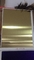 Hoja de acero inoxidable inoxidable del color del espejo del oro del titanio de la hoja de acero 304 del espejo 304 del oro