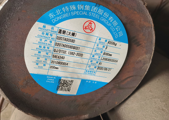 ASTM laminado en caliente retirado a frío 4340 recoció la barra redonda de acero redonda de acero forjada de la aleación JIS SNCM439 de la barra del estruendo 1,6511