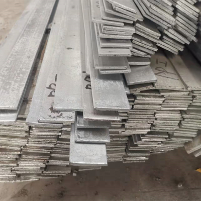 Barras planas de acero galvanizado sumergido en caliente S235JR ASTM A36 SS400 Barras planas suaves 30 * 3 * 6000MM