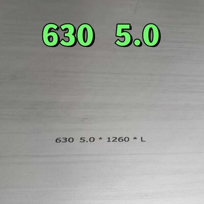 17-4PH SUS 630 Placa de acero inoxidable laminada en caliente de 1 a 30 mm espesor H1150 HRC40 dureza