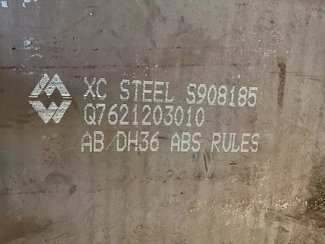 Material de placa de acero de alta resistencia para transporte Eq70 ABS 12600 X 3000 X 70 mm con 3,2 Cert 0