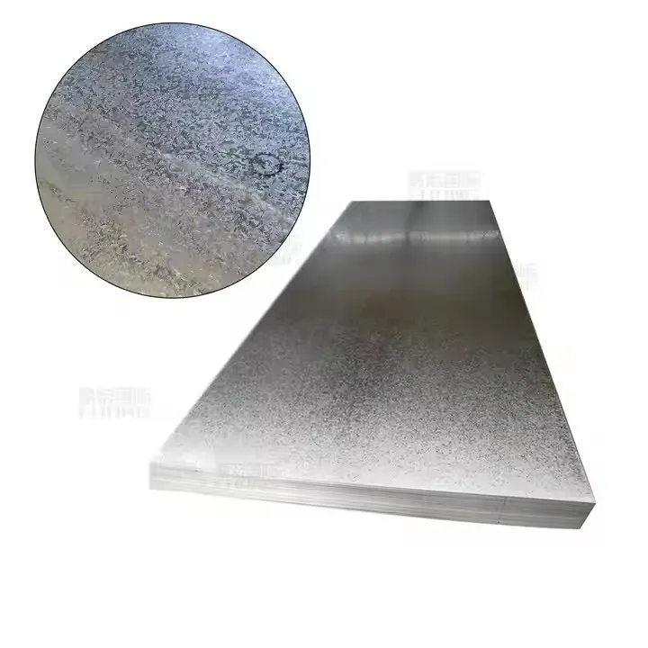 Tratamiento de la superficie galvanizada SGCC DX51D Grado de chapa de acero galvanizado Z80-Z275 1