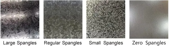 ASTM A653 G90 Z275 Recubrimiento Alto 2.00*1500*3000mm Lámina de Acero Galvanizado DX51D Z275g Bobina de Acero Galvanizado por Inmersión en Caliente 5