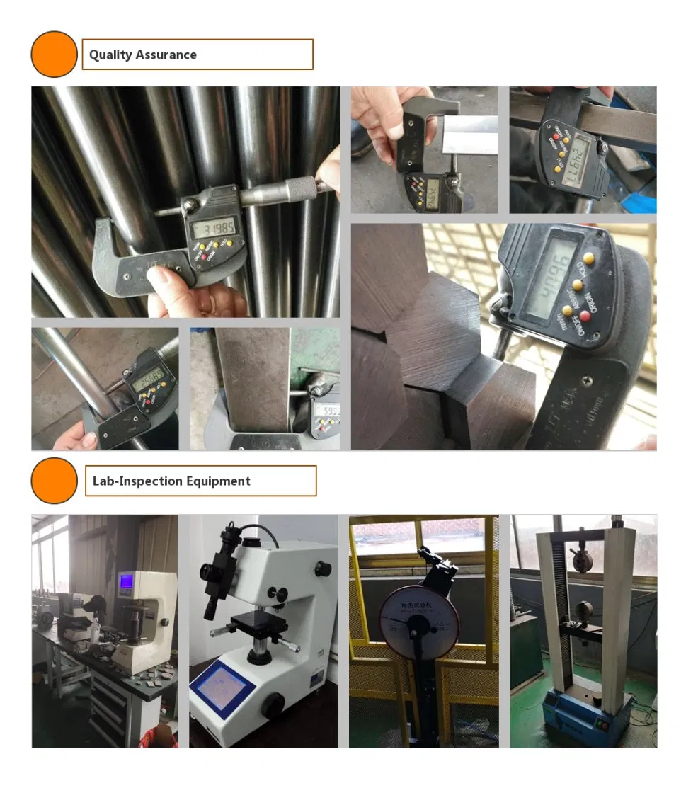 SAE1045 Varilla redonda de acero carbono hexadecimal / redonda / plana tirada en frío 2